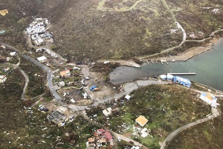 Virgin Gorda 2017, after IRMA