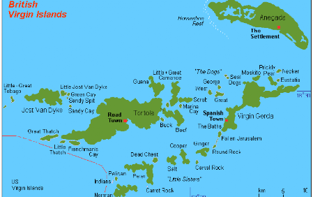 BVI Map BVI Map