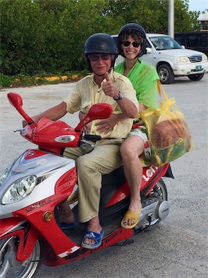 Ready to sail across Anegada.