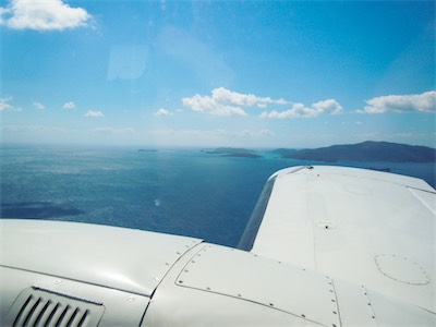 Flight to Anegada, British Virgin Islands – with Virgin Gorda in the background