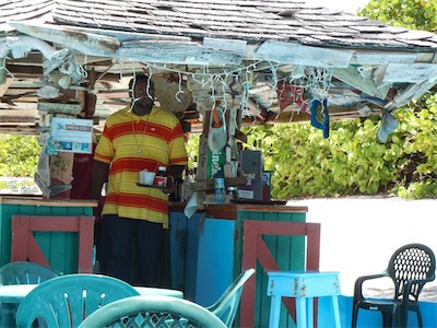 Big Bamboo Beach Bar & Restaurant, Jack Bay Point.