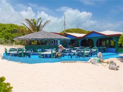 Big Bamboo Beach Bar & Restaurant, Jack Bay Point.