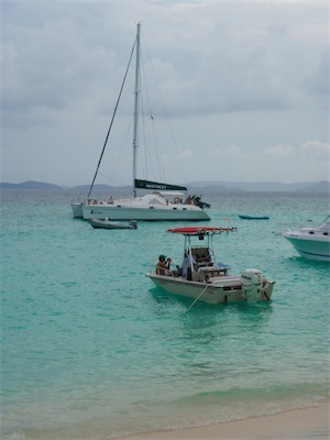 The catamaran ‘Aristocat’