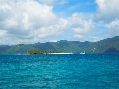 Sandy Cay and Tortola, British Virgin Islands