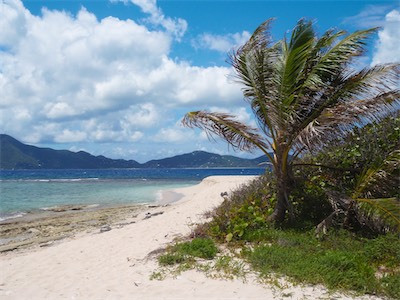 Sandy Cay and Tortola in the background