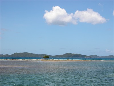 Manatee Point, Sea Cow Bay, Sir Francis Drake Channel, and Peter Island, British Virgin Islands