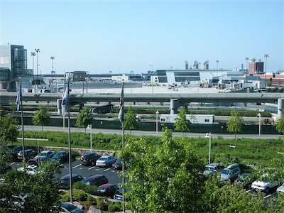 We were accommodated by Swiss at the Hilton Boston Logan Airport