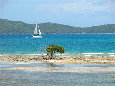 Manatee Point, Sea Cow Bay and Peter Island in the distance