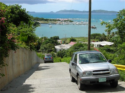 Sea Cow Bay and Bound Tree Road – not as steep as the ‘Elevator’