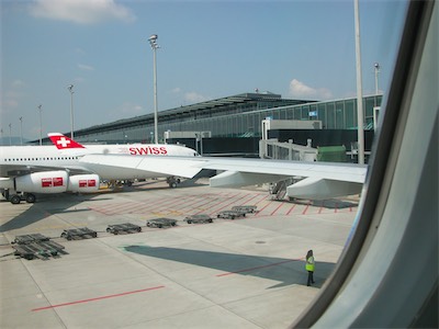 From ZRH to BOS, ZRH Airport, Zurich, Switzerland