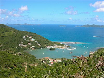 The ‘Elevator’ and Sea Cow Bay, Tortola