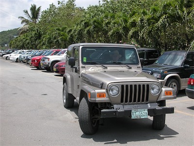 We swapped the old, broken-down Chevrolet for this Jeep.