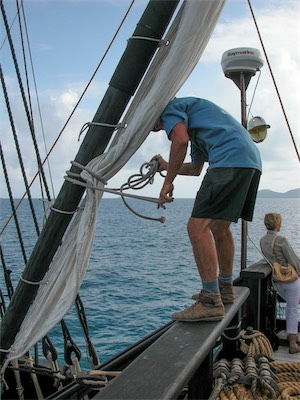 A sailing trip on the Niña