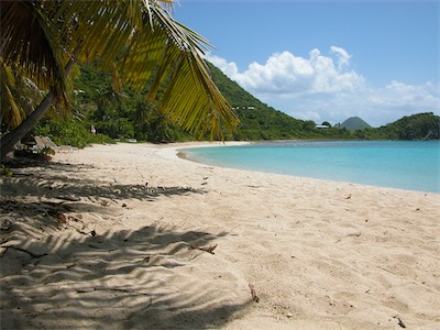 Smuggler's Cove, perfectly horseshoe-shaped