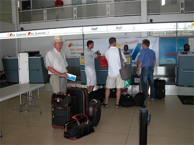 Flight back home, Terrance B. Lettsome Airport, BVI
