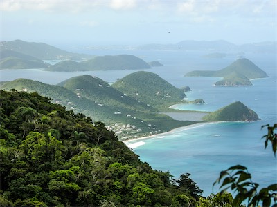 Tortola West End, Long Bay, Smuggler's Cove Great Thatch Island, USVI St John and USVI St Thomas 