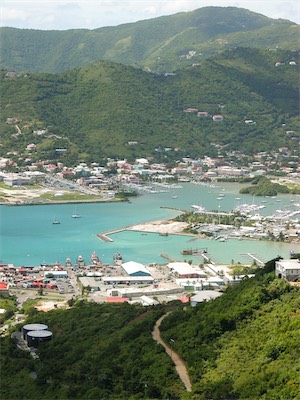 Road Town and Sage Mountain