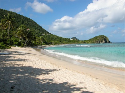 Smuggler's Cove, perfectly horseshoe-shaped