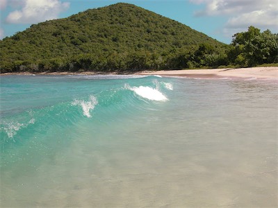Smuggler's Cove, perfectly horseshoe-shaped