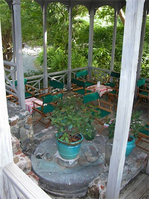 Gazebo, Sugar Mill, Tortola, British Virgin Islands