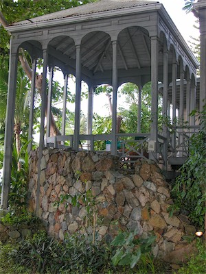 Gazebo, Sugar Mill, Tortola, British Virgin Islands